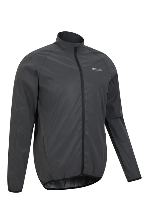 Mountain Warehouse Mens Reflective Jacket - Black