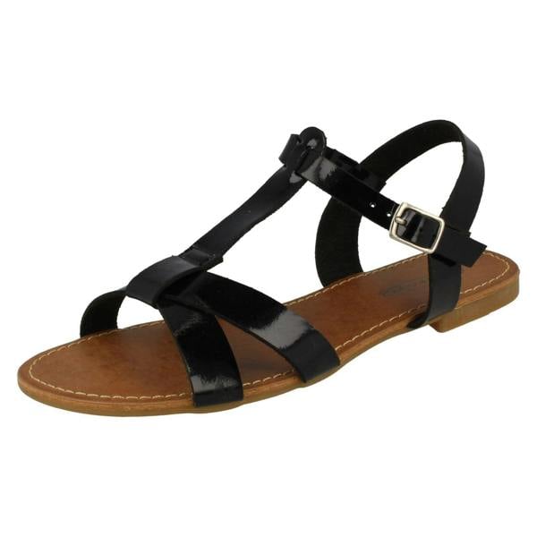 Savannah Ladies Savannah X Stap T Bar Sandal