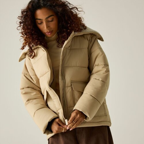 Regatta Womens/Ladies Kayana Padded Jacket - Barleycorn/Light Vanilla