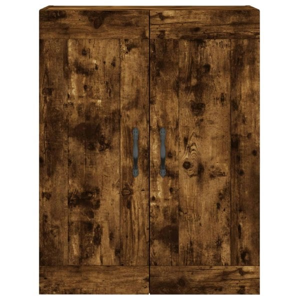 Berkfield Highboard Smoked Oak 69.5x34x180 cm Engineered Wood