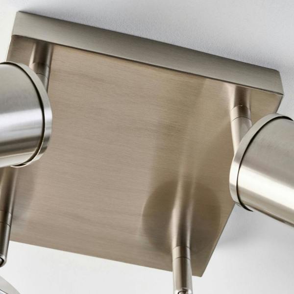 Pagazzi Lighting Talbot 4-Light Brushed Nickel Spot Plate