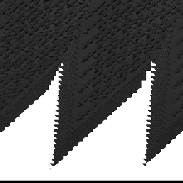 JVL Olympus Capsual Design Rubber Scraper Doormat, 60x90cm