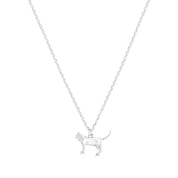 Mylee London Short-Haired Cat Silver Necklace - Personalised