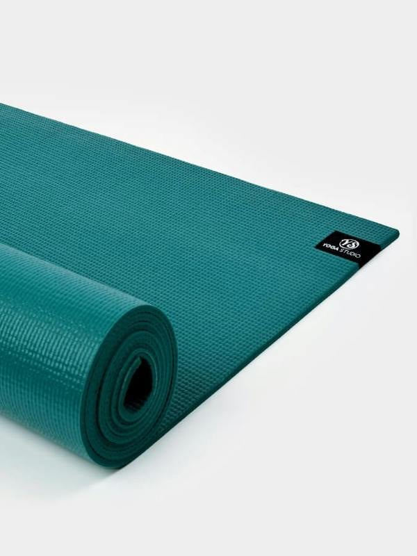 Yoga Studio Personalised Yoga Mat 6mm With Custom Design - Teal