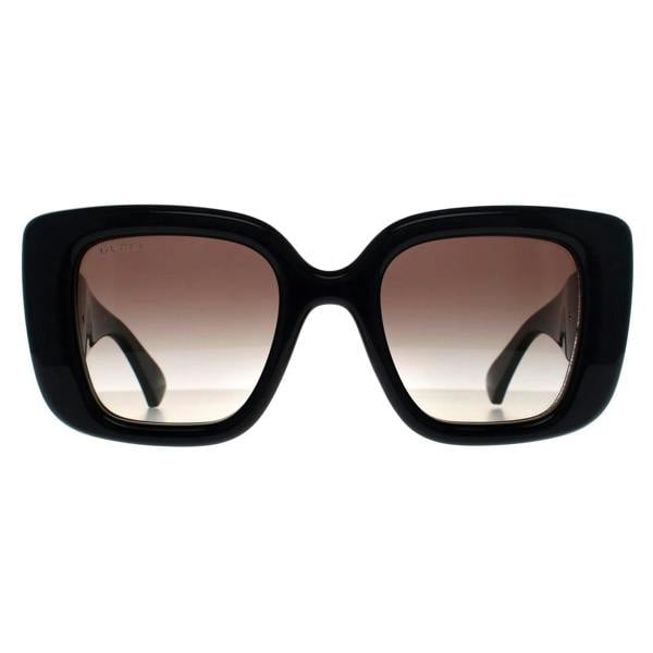 Gucci Sunglasses GG1975S 002 Shiny Black Grey Gradient
