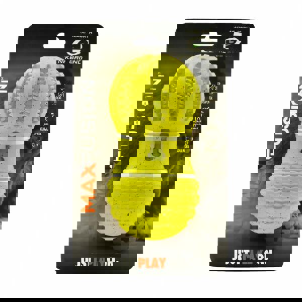 Nike Max Fusion Weeble Dog Toy - Yellow - 