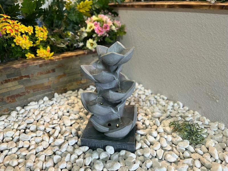 Tranquillity Water Features Lotus Leaf Contemporary Water Feature