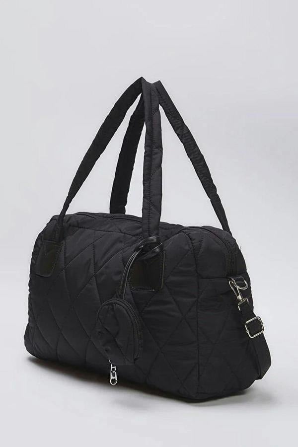 WOVCOR Large Quilted Puffy Women's Handbag and Shoulder Bag with Wallet