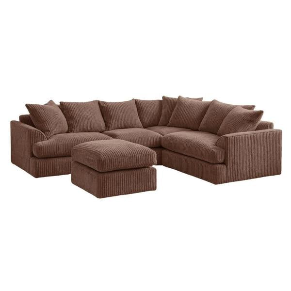 King Size Liverpool Sofa and Foot Stool Sofa Scene