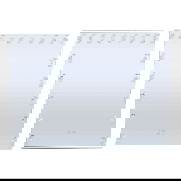 70cm W Rectangle Hollywood Vanity Mirror with 18 Dimmable LED Bulbs LED Make Up Mirrors Living and Home
