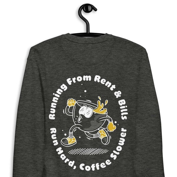 ANCHOR & CREW x GUSTATORY Coffee Over Bills Cotton Blend Embroidered Sweatshirt