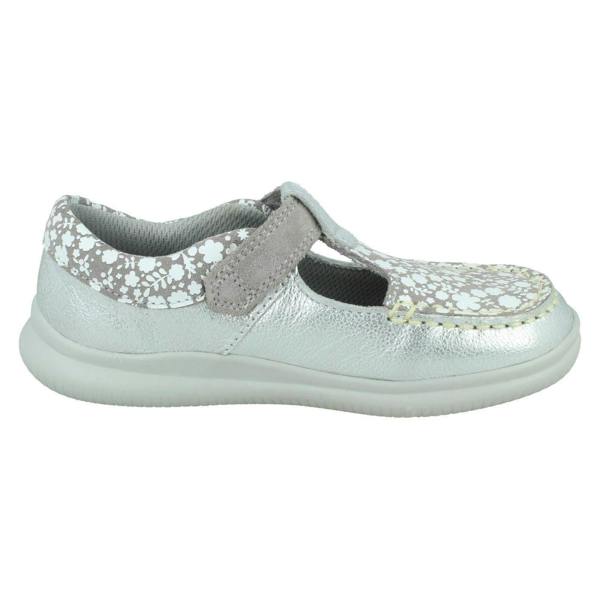 Clarks Girls Clarks Casual T-Bar Shoes Cloud Rosa