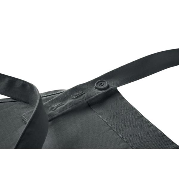 MidOcean Gamma Organic Cotton Bib Apron - Stone Grey - 