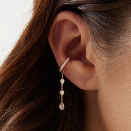 Gold Trip Drop Ear Cuff