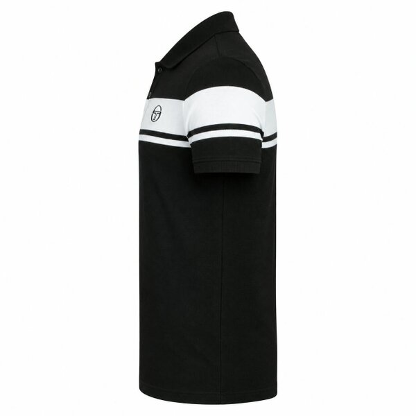 Sergio Tacchini Young Line Polo Shirt Black/White