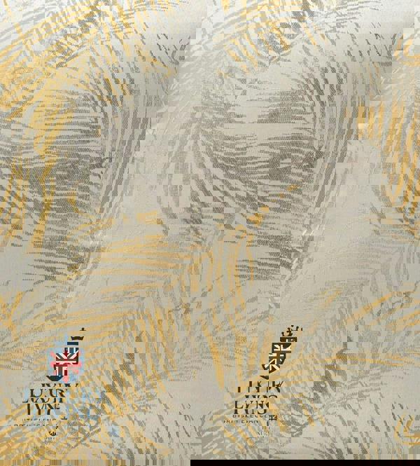 Luxury Living Luxury Fern Jacquard Ring Top Ready Made Curtains