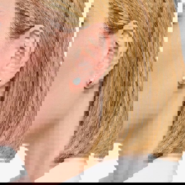 THOMAS SABO Small Sterling Silver Organic Stud Earrings H2307-001-21