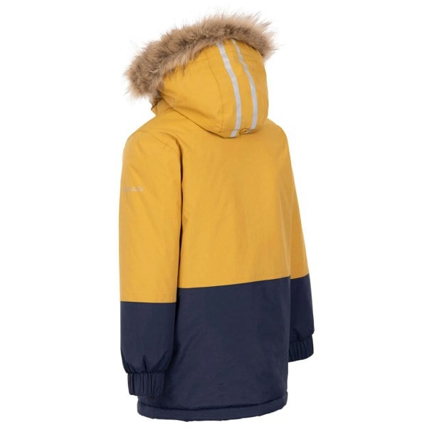 Trespass Childrens/Kids Westere Waterproof Jacket - Honeybee/Navy