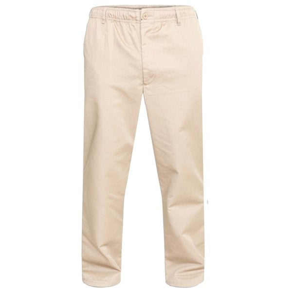 Duke Mens D555 Basilio Elasticated Waist Rugby Trousers - Stone