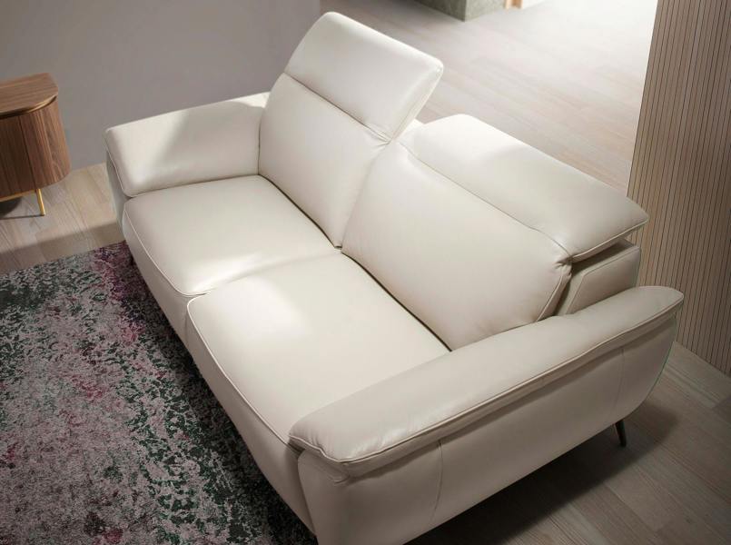 Angel Cerdá Taupe leather sofa 6131/6132