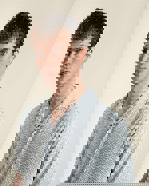 Larsson & Co Twill Textured Short Sleeve Shirt