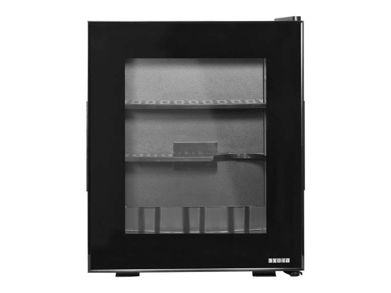 Corby Eton E Glass Door Minibar in Black - UK Plug