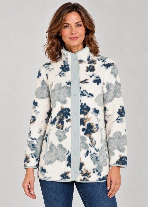 TIGI Soft Floarl Borg Jacket