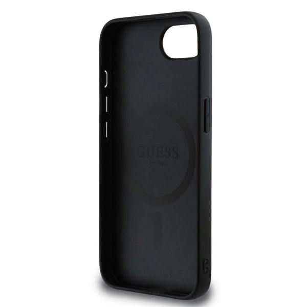 Guess PU 4G Metal Small Logo Case for iPhone 16e 6.1" Grey - GUHMPSE4P4SM4MK