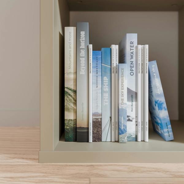 Furniture To Go Mauro 2x2 Storage Unit in Taupe
