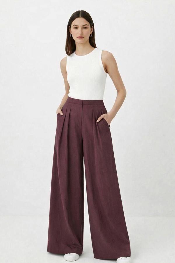 BALOU WIDE-LEG PARACHUTE TROUSERS