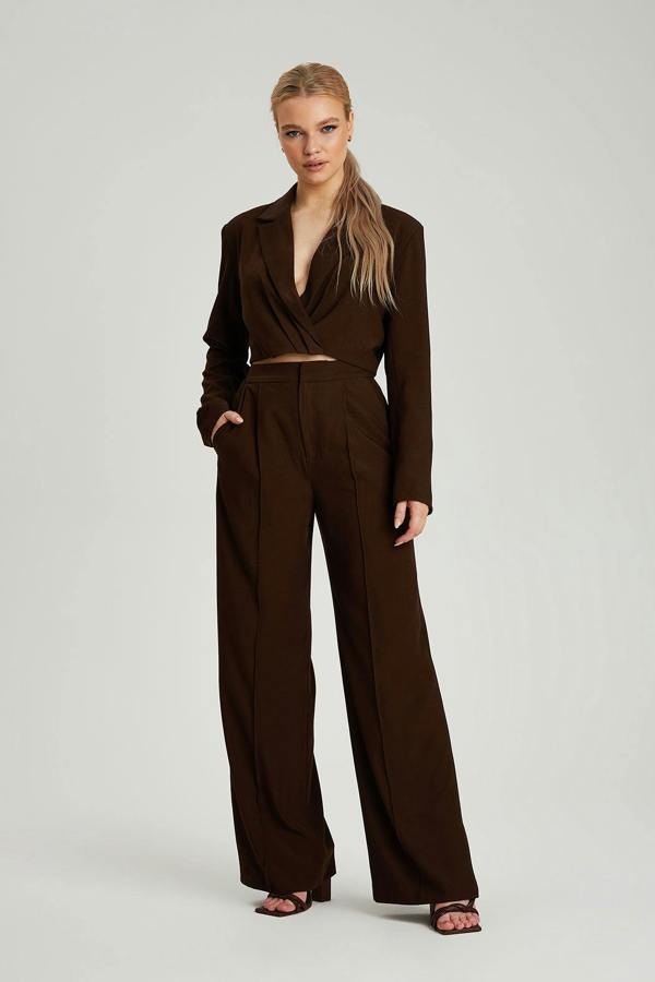 Urban Bliss Cropped Gathered Blazer