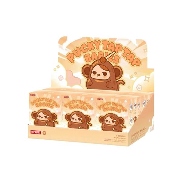 Pop Mart PUCKY - Tap Tap Babies Series, Blind Box Pendant, Random Design Action Figures Collectible Toys