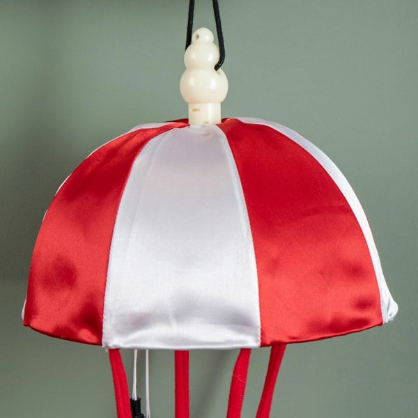 Samuel Alexander 57cm Battery Operated Musical Parachuting Gingerbread Man with Leg Kicking Motion