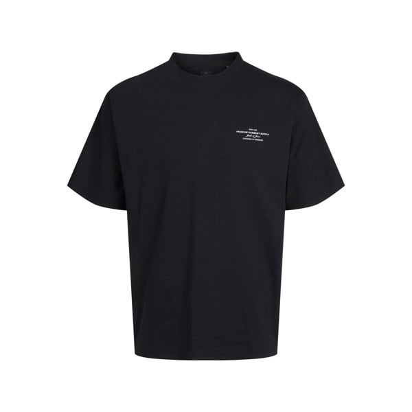 Jack & Jones Chad Branding Cotton Men's T-Shirt - Black