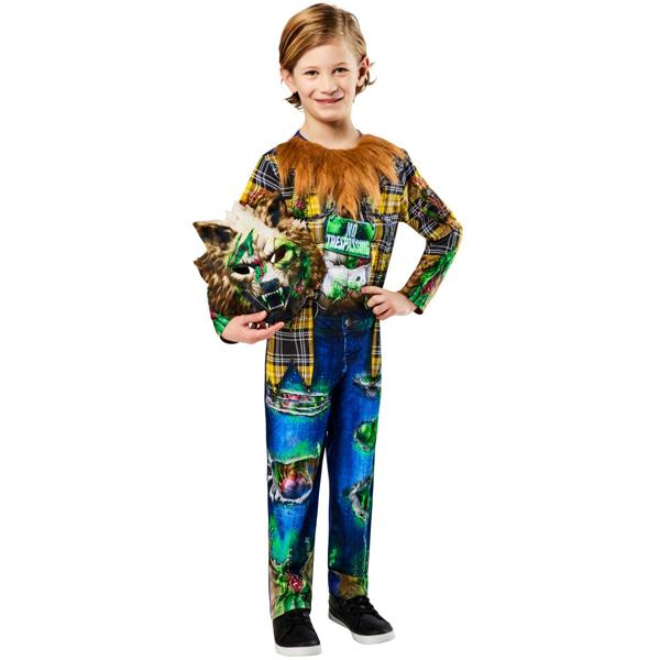 Bristol Novelty Toxic Werewolf Costume - Multicoloured - 