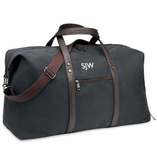 Personalised Washed Canvas Weekend Bag - main product image