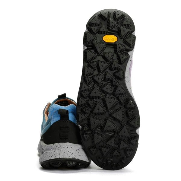 Flower Mountain Iwano Suede/Nylon Black/Blue Trainers