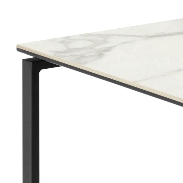 Furniture To Go Katrine Square Coffee Table Set in Ceramic White