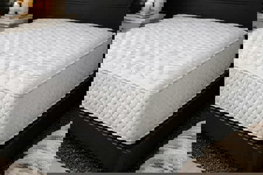 Nexus Mattress Luxury Damask Memory Foam Sprung Mattress - 10 INCH