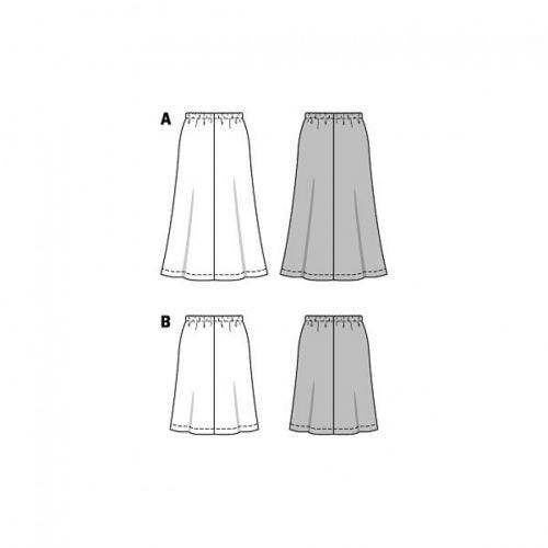 Burda Sewing Pattern 6818 Skirts For Women, 10-12-14-16-18-20-22-24-28 - Easy