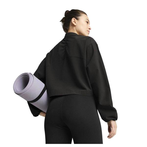 Puma Womens/Ladies Crop Sweatshirt - Puma Black - 