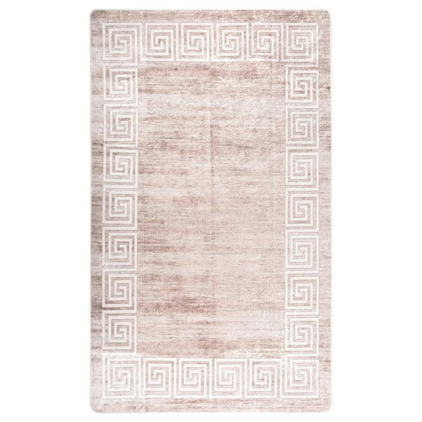 Berkfield Rug Washable 120x180 cm Beige Anti Slip