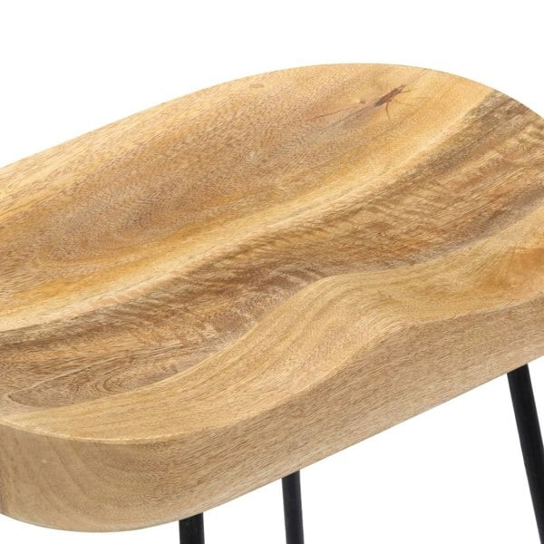 Berkfield Gavin Bar Stools 2 pcs Solid Mango Wood