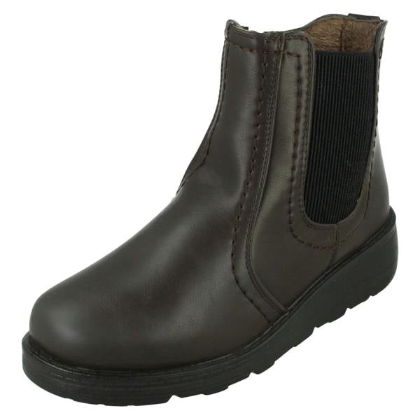 Spot On Ladies Spot On Extra Wide Ankle Boots F4474