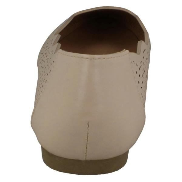 Spot On Ladies Slip On Ballerina Flat Shoes F80459