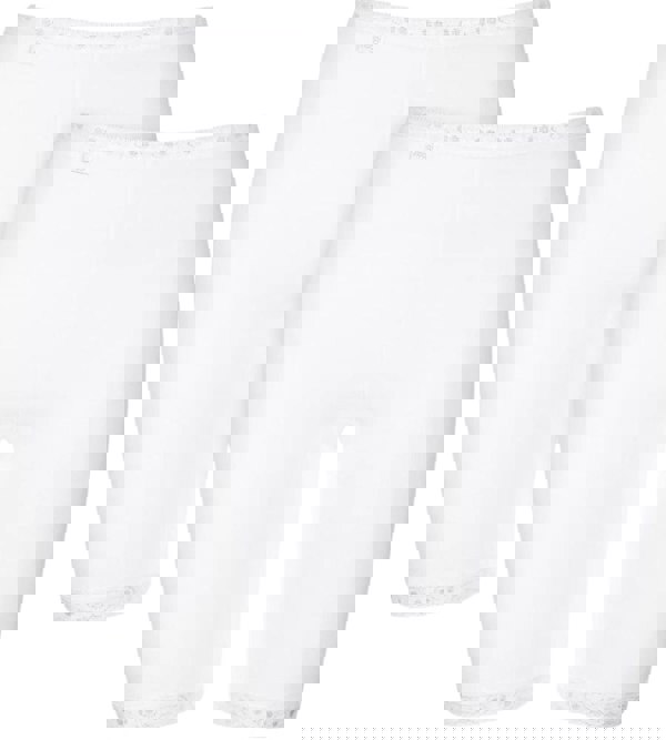 SloggiSkimmie2 - Pack Basic+ Cotton Long Shorts, WhiteBoxers - and - Briefs.net