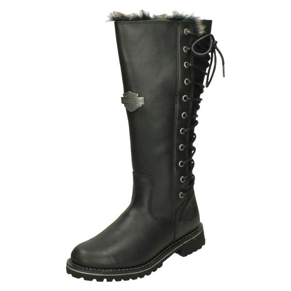 Harley Davidson Ladies Harley Davidson Lace Up Back Detailed Boots Dorland