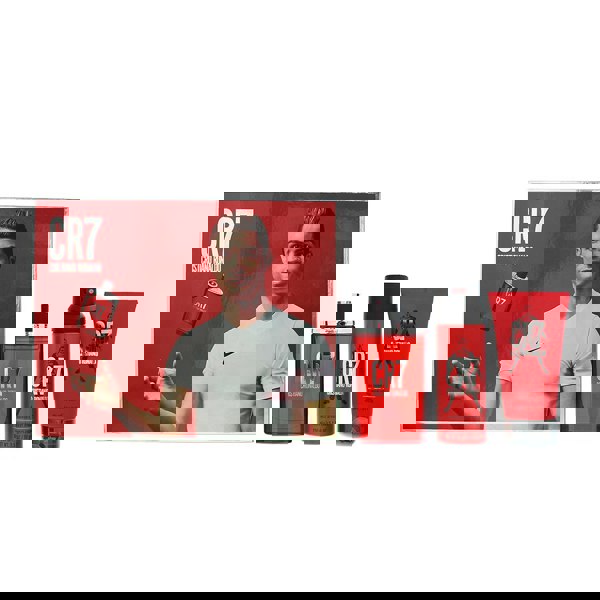 Cristiano Ronaldo Cr7 3 Piece Gift Set: Eau De Toilette 100ml - Shower Gel 150ml - Body Spray 150ml