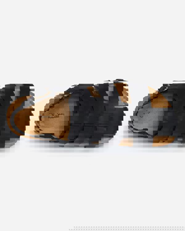 Oliver Sweeney Astorga Mens Calf Leather Fisherman Sandals - Black