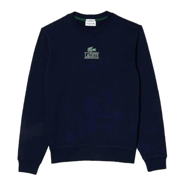 Lacoste Unisex Adult Logo Sweatshirt - Navy Blue - 
